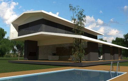 1 SEAGULL WING HOUSE STUDIO67 VICENZA ARCHITETTURA%DESIGN ARCHITETTO ARCHITETTI